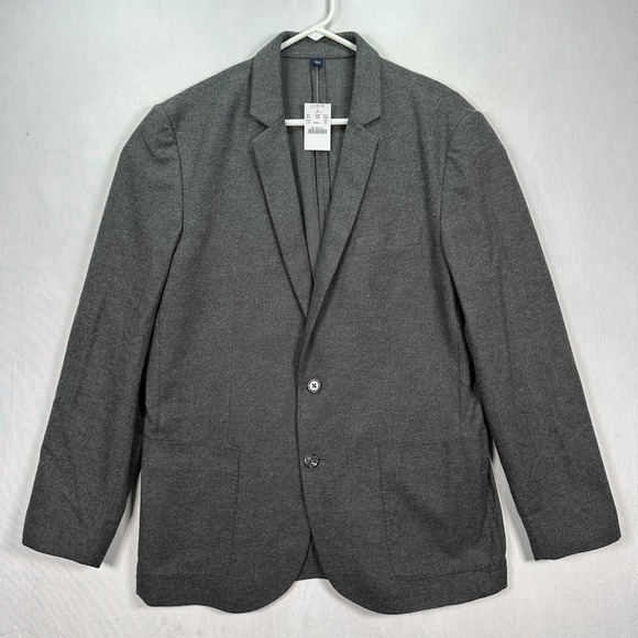 J Crew Blazer Mens 42 Gray Thompson Sport Coat Jacket Cotton Style J4299 NWT - Picture 2 of 13